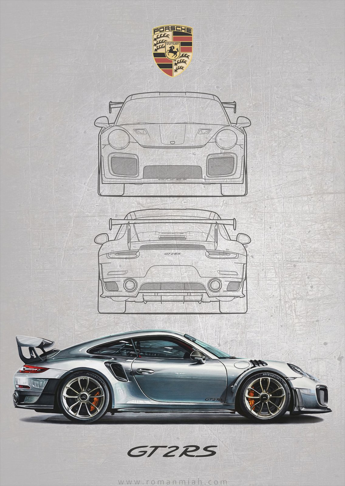 Porsche GT2RS カタログ Porsche+911+GT2+RS+Print+3+Big